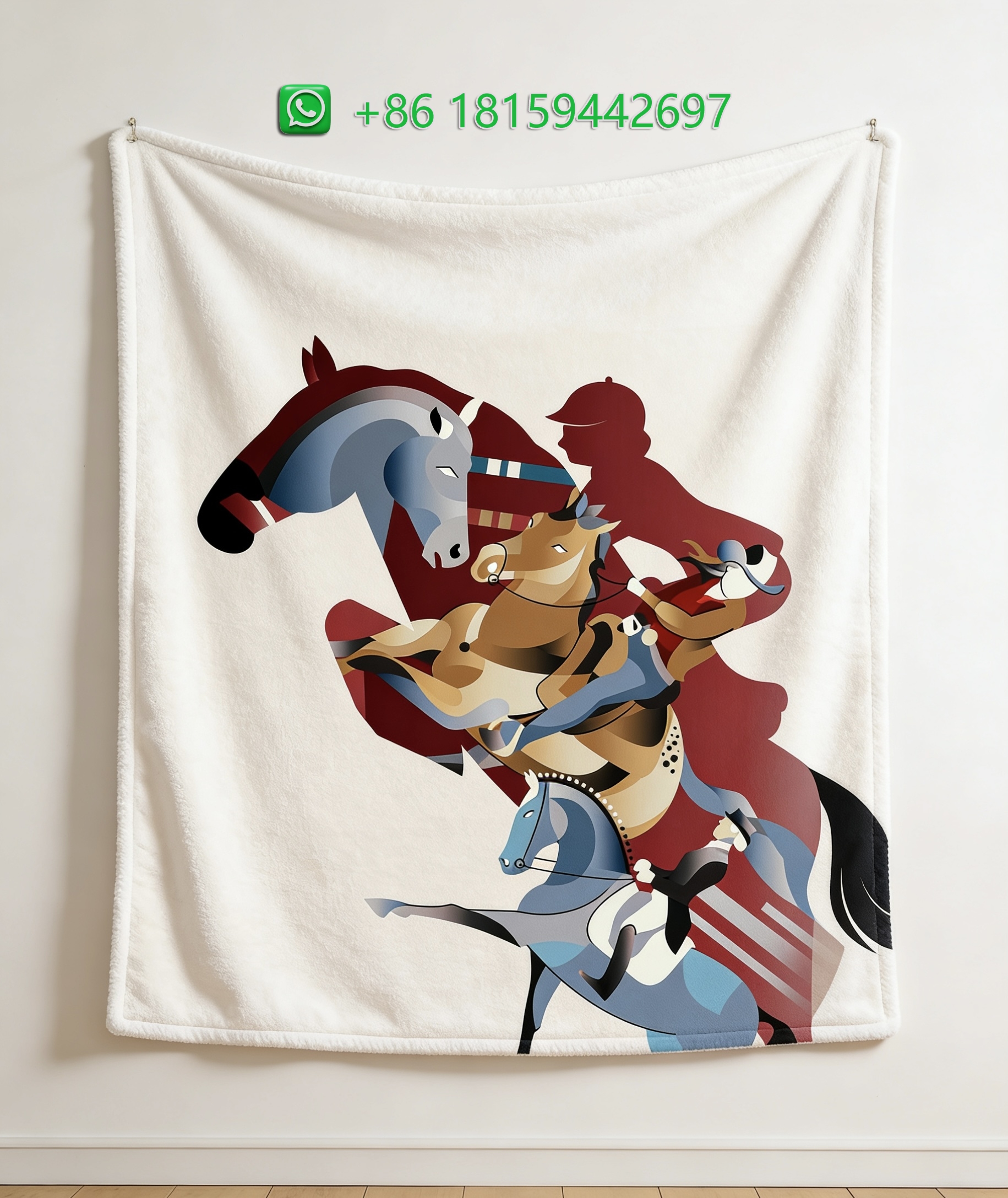 Hermes Throw Blankets